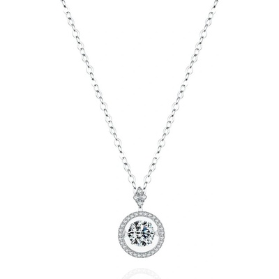 Grace Silver Jewellery Stříbrný náhrdelník NH1276-RHN1147/99 Stříbrná