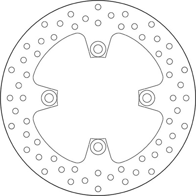 Zadný brzdový kotúč Brembo KAWASAKI 550 ZR ZEPHYR 1993 - 2001