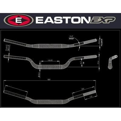 Řídítka EASTON EXP EXP M 92 53