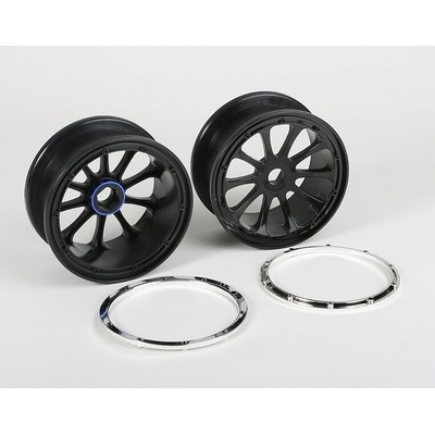 Himoto Disky BUGGY 2 ks čierne 1/5