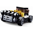 Sluban B0801C Natahovací auto Černý Mod Rod