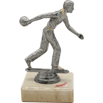 F1245 Soška hráč bowlingu bronzový