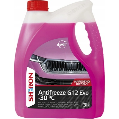 Sheron Antifreeze G12 Evo -30°C 3 l – Sleviste.cz