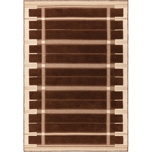 Asiatic Carpets Кафяв/бежов ръчно изработен вълнен килим 160x230 cm - Asiatic Carpets (FABL160230CHOC)