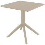 Bogdan Furniture Am Маса Париж 70/70/74h бежова