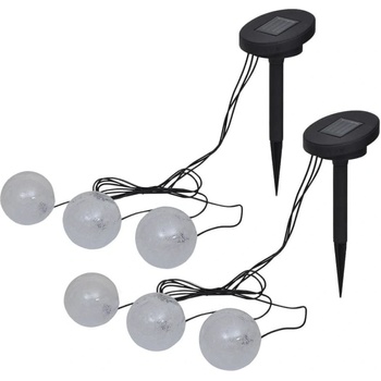 Plávajúce LED lampy 6 ks do jazierka a bazéna