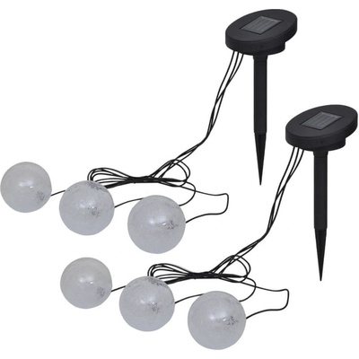 Plávajúce LED lampy 6 ks do jazierka a bazéna