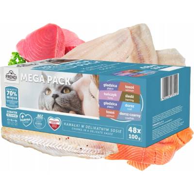 Frendi MEGA PACK kousky masa v omáčce 48x100 g