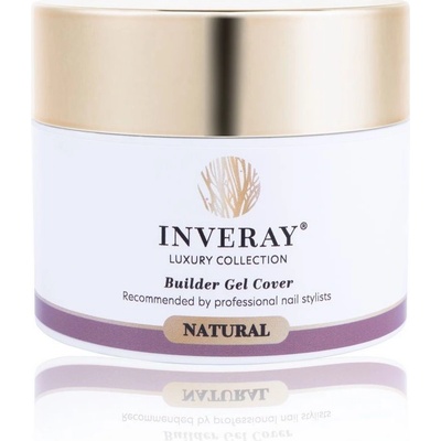 Inveray stavebný UV/LED Gél na nechty Cover natural 50 ml