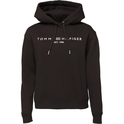 Tommy Hilfiger Modern Reg Corp Hoodie čierna biela