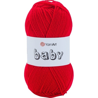 YARNART Baby 156 Red Плетива прежда (Baby 156)