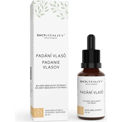 Green idea Padání vlasů bezlihová tinktura kapky 25 ml