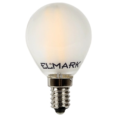 ELMARK Led ЛАМПА ФИЛАМЕНТ globe g45 2w e14 230v 2700k МАТИРАН (99led708)