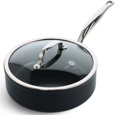 GreenPan BARCELONA PRO pánev 24 cm s poklicí, černá CC005327-001