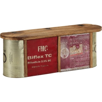 vidaXL Пейка/бюфет за съхранение 120x30x40 см регенерирано дърво масив (352782)