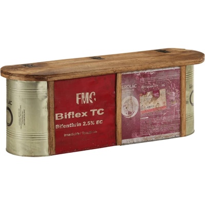 vidaXL Пейка/бюфет за съхранение 120x30x40 см регенерирано дърво масив (352782)