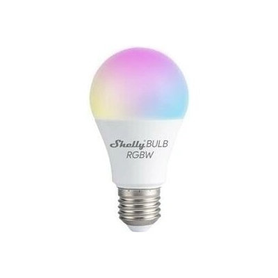 Shelly DUO, stmívatelná RGB+W 800 lm, E27, 4,8W, WiFi SHELLY-DUO-RGBW