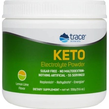 Trace Minerals Keto Electrolyte Powder Keto elektrolyty citrón a limetka 330 g