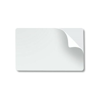 karta DATACARD biela s lepiacou vrstvou - Sticky Card (100ks) CR80