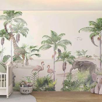 Image 1 of Decono Детски Фототапет Савана