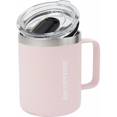 AeroPress Travel coffee mug 350 ml růžový