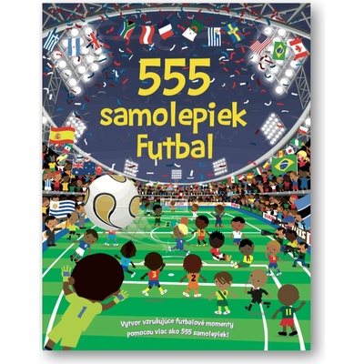 555 samolepiek futbal