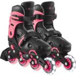 Globber Регулируеми ролери 34-37 Черно-Корал Розово (785-110) Ролери