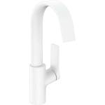 Hansgrohe Vivenis - Смесител за умивалник, със сифон и въртящ се излив, EcoSmart, матово бяло 75030700 (75030700)