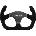 Simagic C-Shaped Steering wheel without HUB, 325mm, Suede. S406 (P-325C(SUEDE))