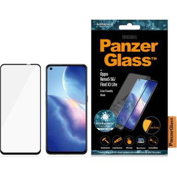 Panzer Стъклен протектор PanzerGlass за Oppo Reno 5 5G / Find X3 Lite, CaseFriendly, Antibacterial - Черно