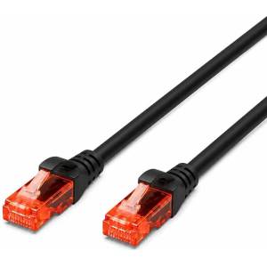 DIGITUS By ASSMANN Пач кабел ASSMANN UTP Cat6, 0.5m, RJ45, черен (DK-1612-005/BL)