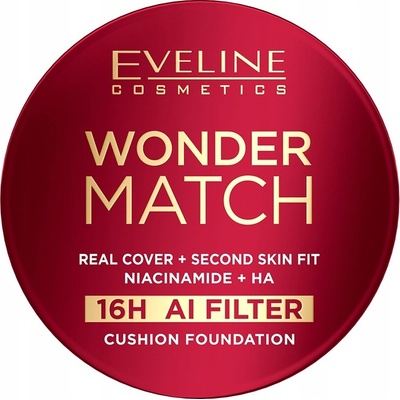 Eveline Wonder Match krycí podkladová báze cushion s niacinamidem Nude (03N) 15 ml