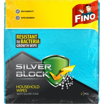 FINO домакинска кърпа, Silver block, 2 броя