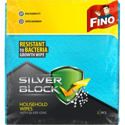 FINO домакинска кърпа, Silver block, 2 броя