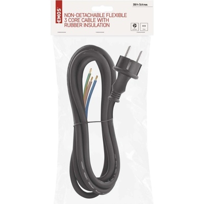 EMOS ЗАХРАНВАЩ КАБЕЛ ЗА ПЕЧКА 3х2.5мм2 3м emos (3673)