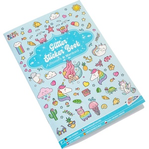 Grafix Книжка със стикери Grafix - А5, синя (6606210002) - baby