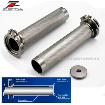 Zeta Aluminium duralová rukoväť plynu Husqvarna/KT