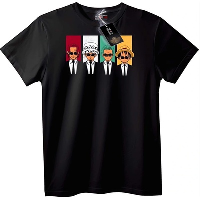 NOONEBRAND Тениска с екипа на One Piece - M, Black