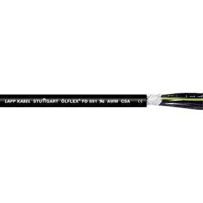 Lapp 1026104/1000 vedenie ťažnej reťaze FD 891 4 G 0.75 mm² čierna 1000 m