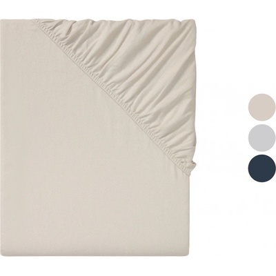 Livarno home Napínací prostěradlo z jemného flanelu 180-200x200