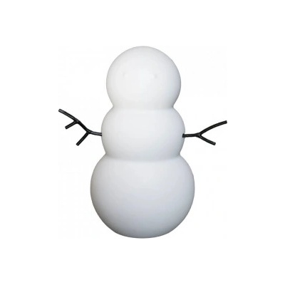 Keramický snehuliak Snowman White 16,5 cm