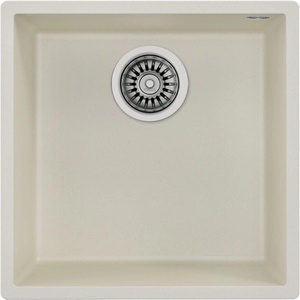 Teka Мивка Teka Square 40.40 TG, Гранит, За шкаф, 50 см, Крем (115230028) Мивка за вграждане