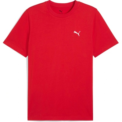 Puma Essentials Small Logo Tee červená biela