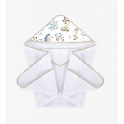 Albero Mio Osuška s kapucí Forest World 100x100 cm