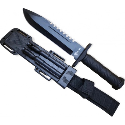 Foxter 2054 Taktický s křesadlem, píšťalkou, brouskem 31 cm