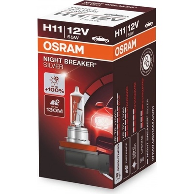 Osram Night Breaker Silver H11 PGJ19-2 12V 62W