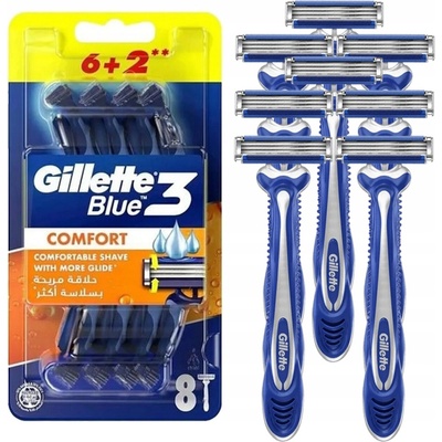 Gillette Blue3 Comfort 8 ks – Zboží Mobilmania