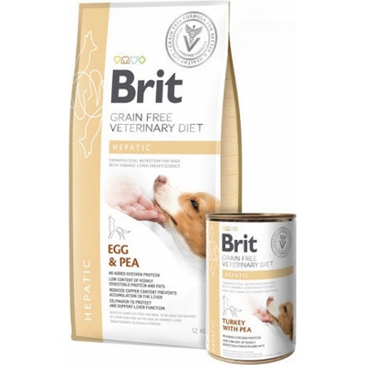 Brit Veterinary Diet Dog Grain Free Hepatic Turkey with Pea 400 g