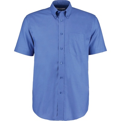 Kustom Kit pánská košile Oxford krátký rukáv KK 350 modrá italian