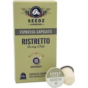 Image 1 of CoffeeSeedz Espresso Seedz Ristretto Биоразградими Съвместими Капсули Nespresso - 10бр